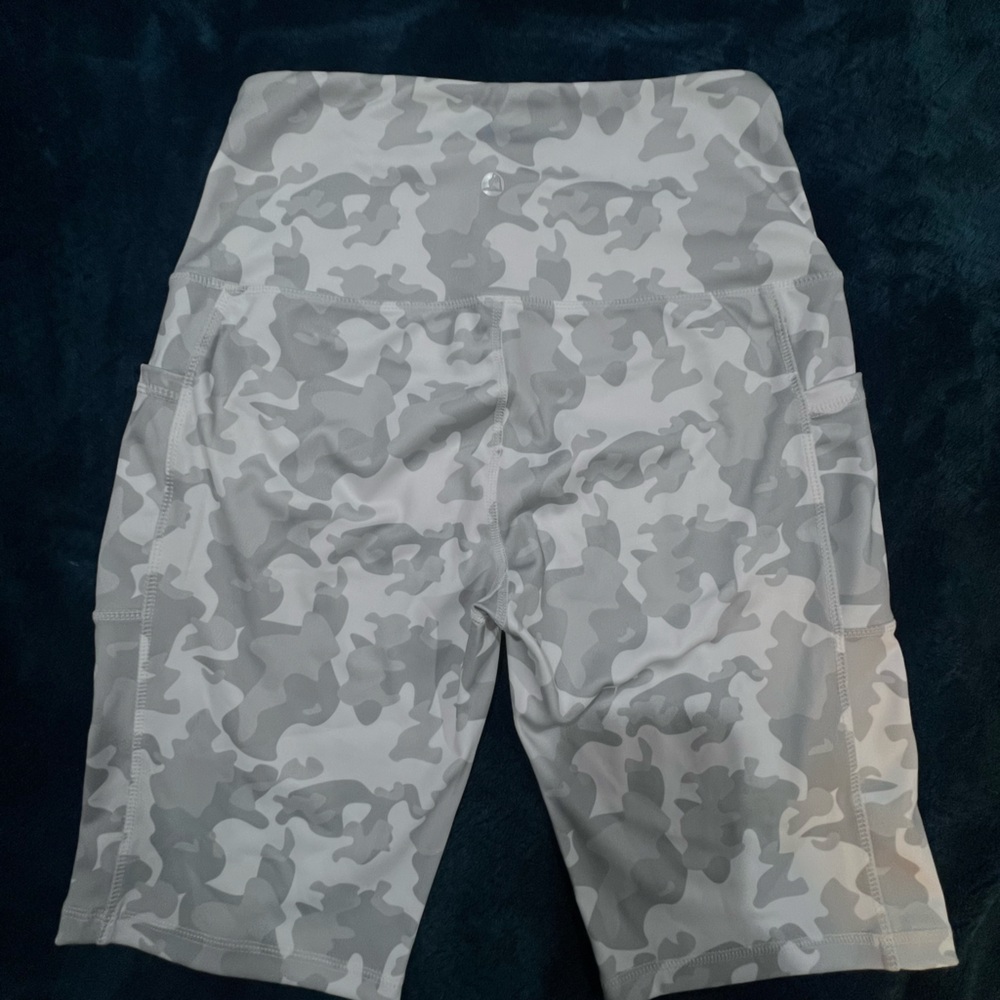 Gray Camouflage Shorts